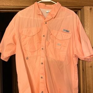 Columbia pfg short sleeve fishing/outdoor shirt